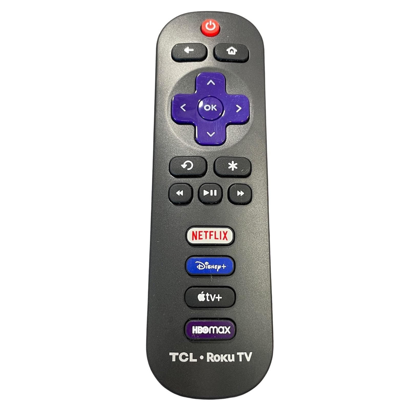 TCL RC280J 2023 ROKU TV Remote Control - Netflix, Disney, Apple TV +, HBOMAX - 21001-000071