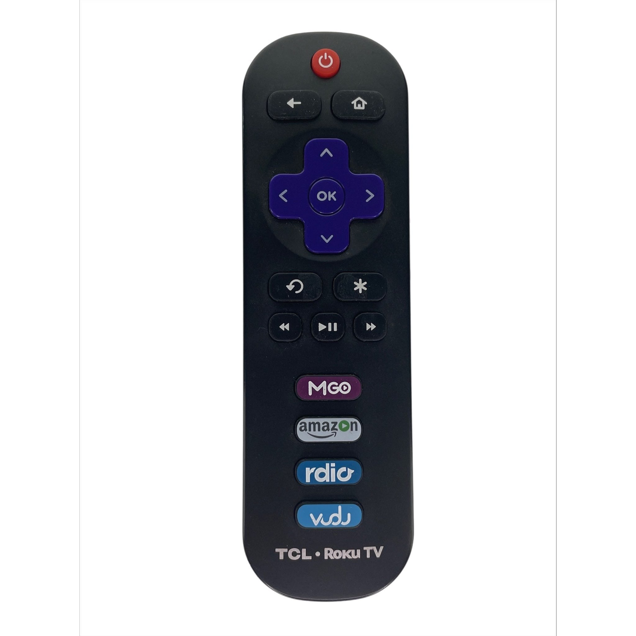 TCL RC280J Roku TV Remote Control - Mgo, Amazon, Rdio, Vudu - 06-IRPT20-TRC280J