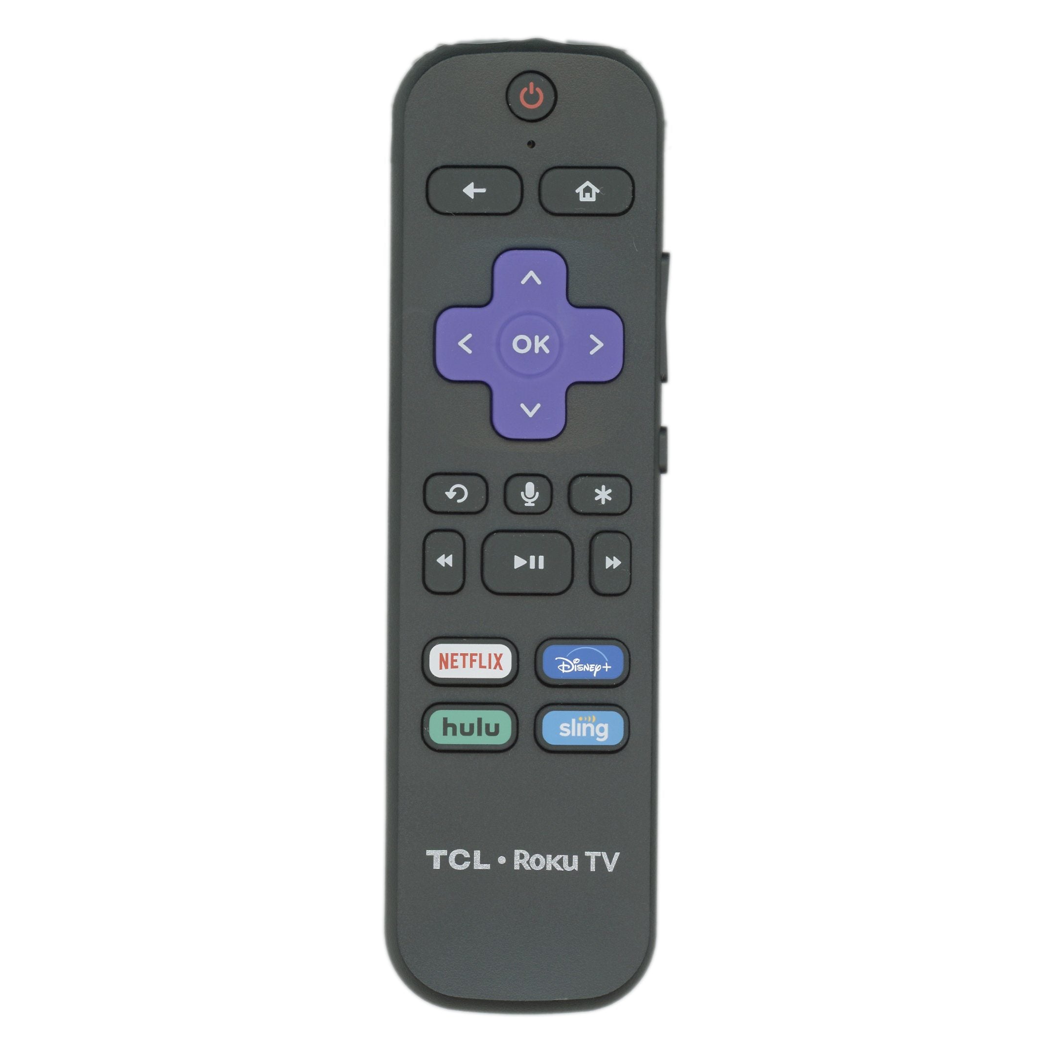 TCL RCEL5 Voice Roku TV Remote Control - Netflix, Disney, Hulu, Sling - 06-WFZNYY-HRC580