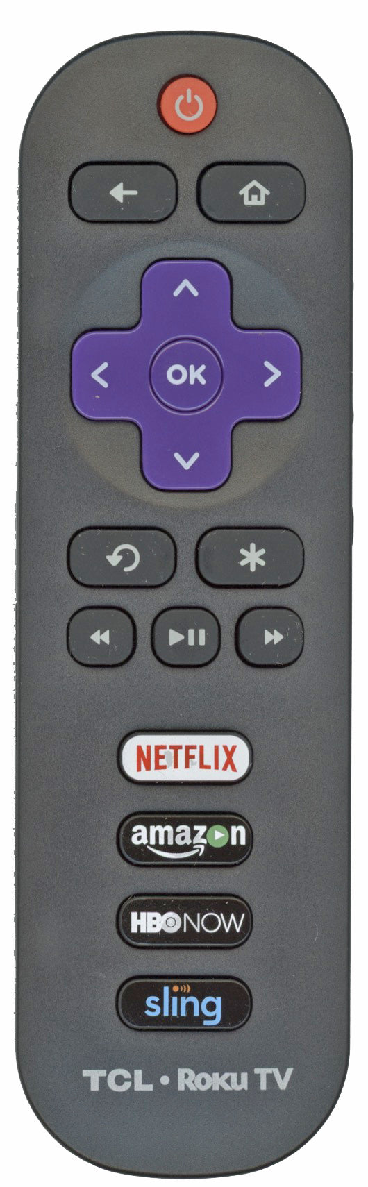 TCL RC280 Roku with Netflix Amazon HBO Sling TV Remote Control