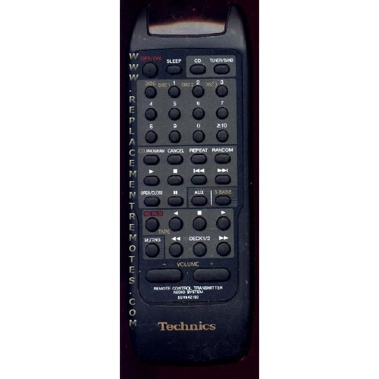 Technics EUR642190 Audio Remote Control