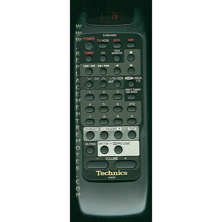 Technics EUR643852 Audio Remote Control