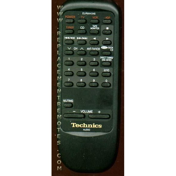 Technics EUR644346 Audio Remote Control