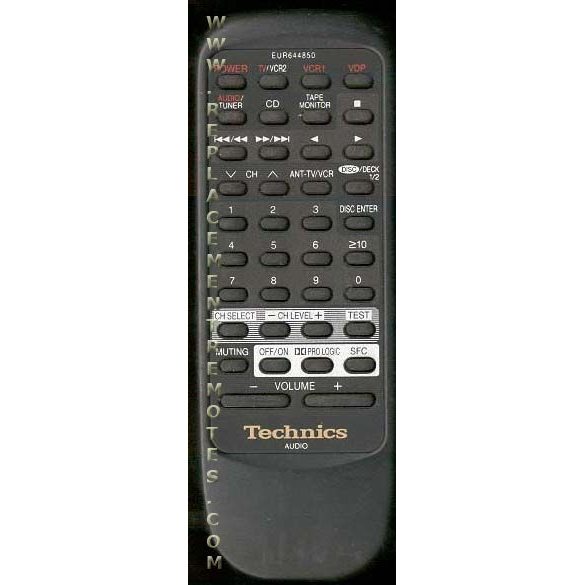 Technics EUR644850 Audio Remote Control