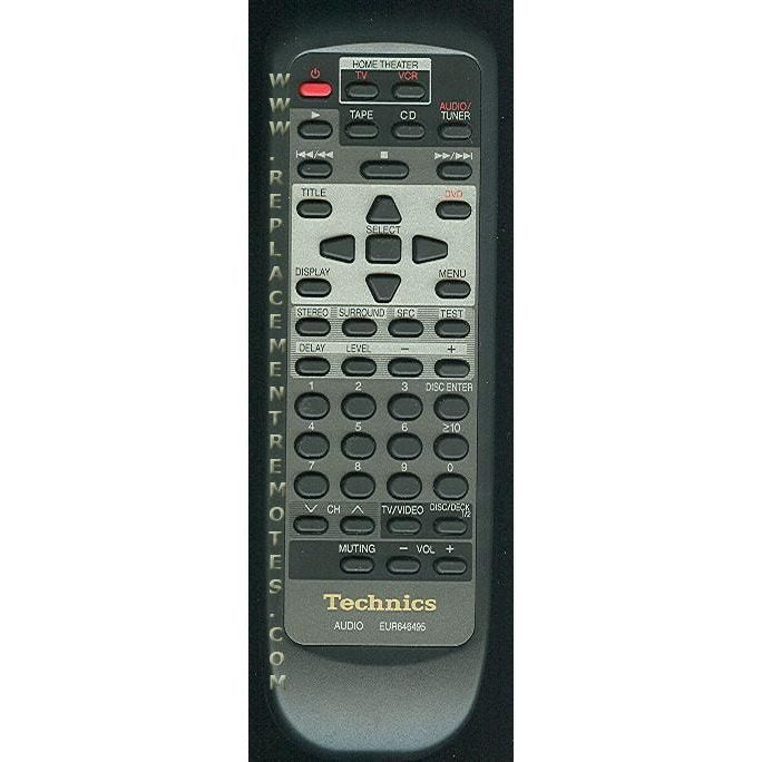 Technics EUR646495 Audio Remote Control