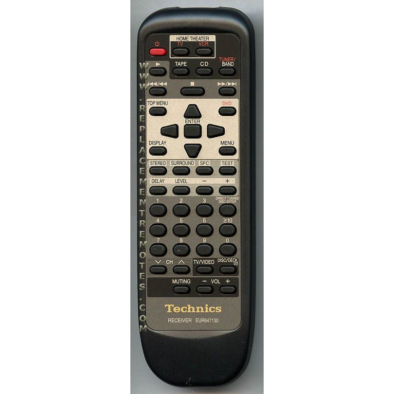 Technics EUR647130 Receiver Remote Control