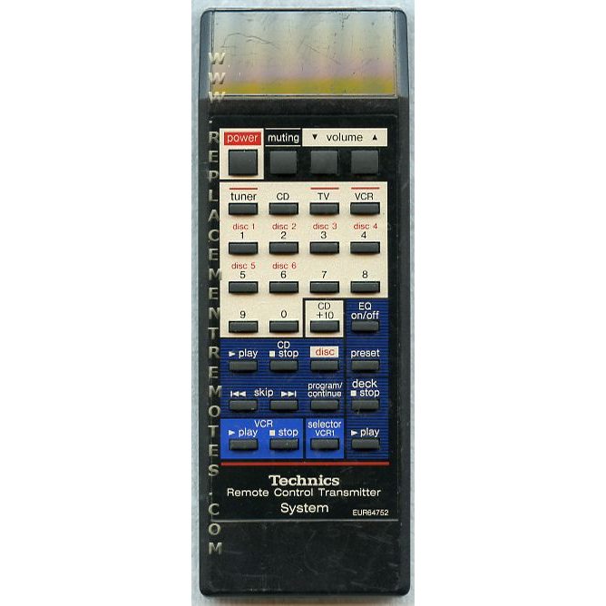 Technics EUR64752 Audio Remote Control