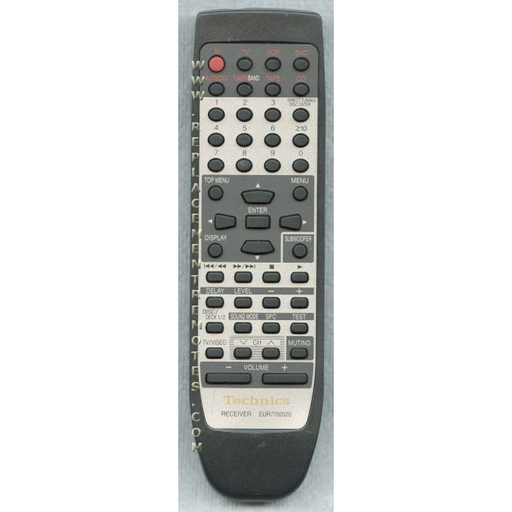 Technics EUR7702020 Receiver Remote Control