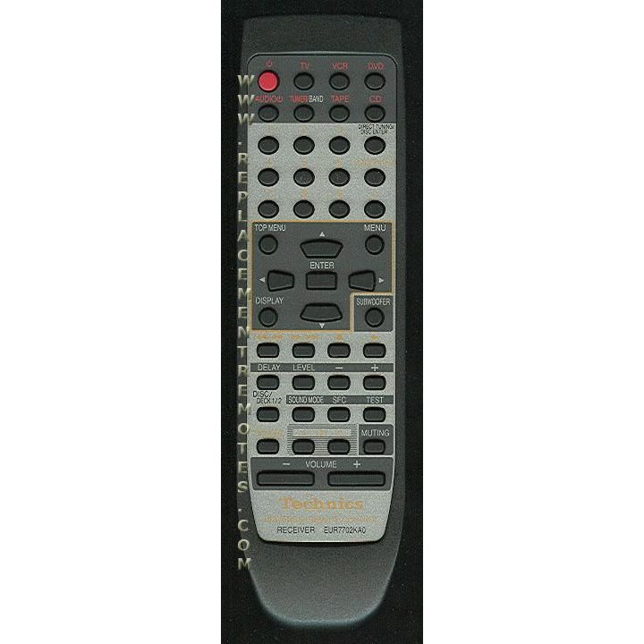 Technics EUR7702KA0 Receiver Remote Control