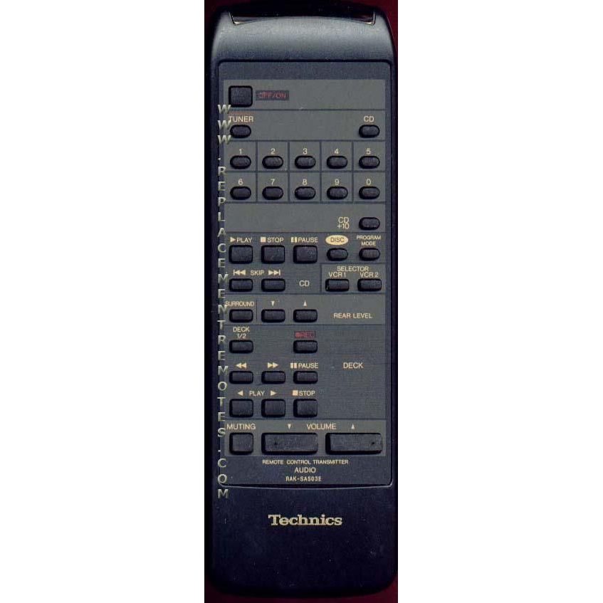 Technics RAKSA503E Audio Remote Control