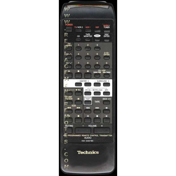 Technics RAKSA607MH Audio Remote Control