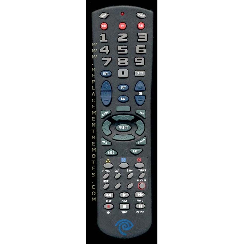 Time Warner 3MBXXXB04 Cable Remote Control