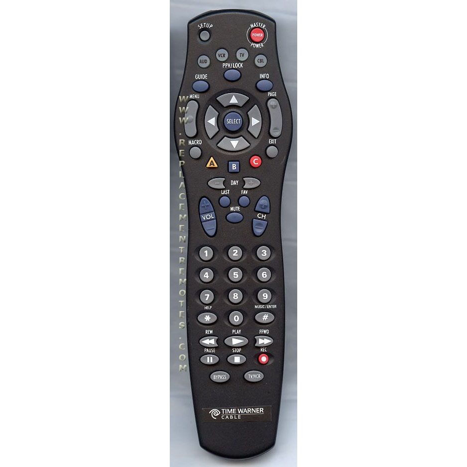 Time Warner URC4ACXXXB05 Cable Remote Control