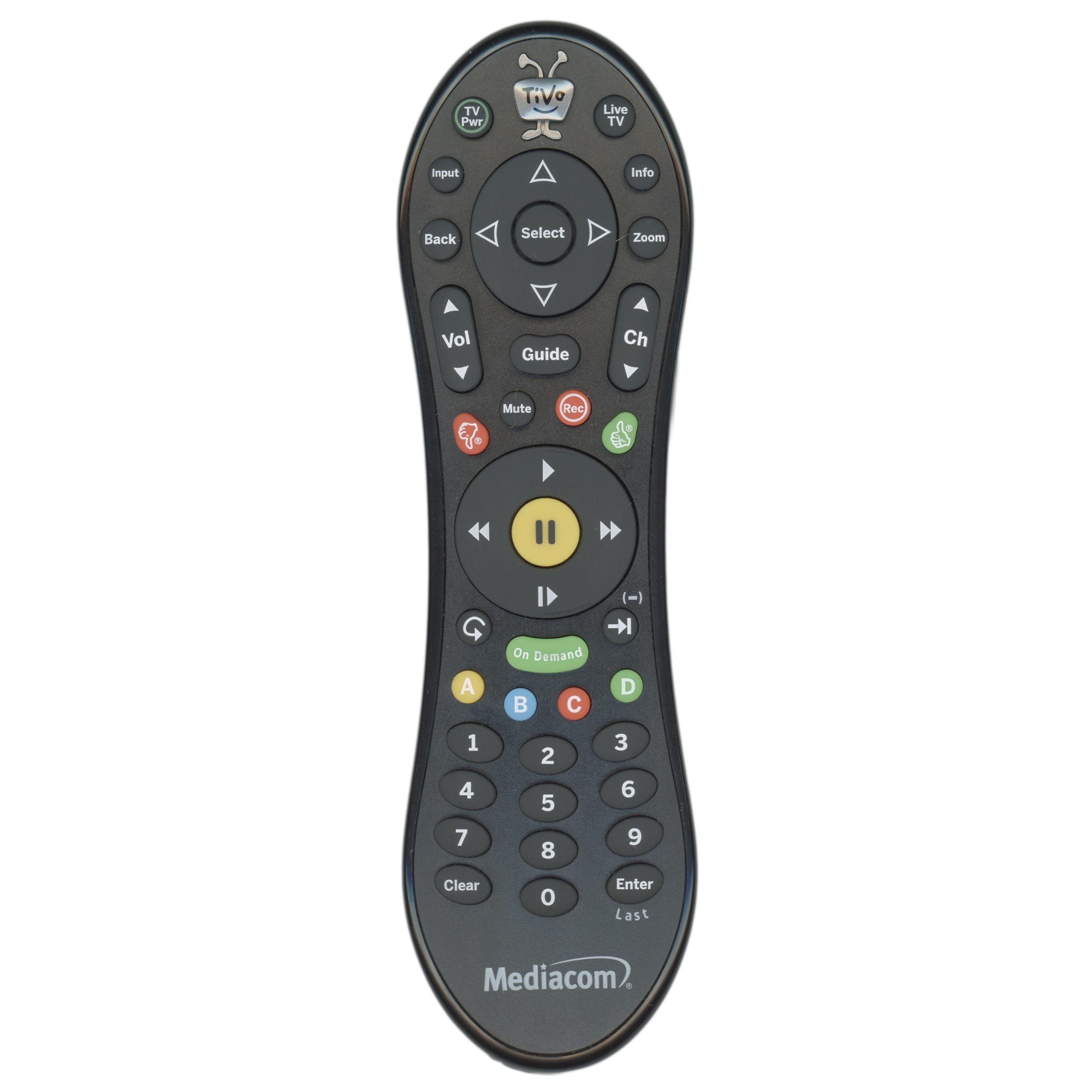 TiVo URC7020BC00626R Mediacom DVR Remote Control