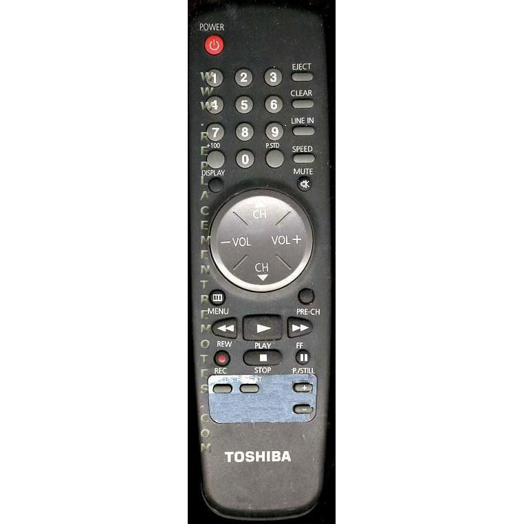 Toshiba 00003C TV/VCR Remote Control