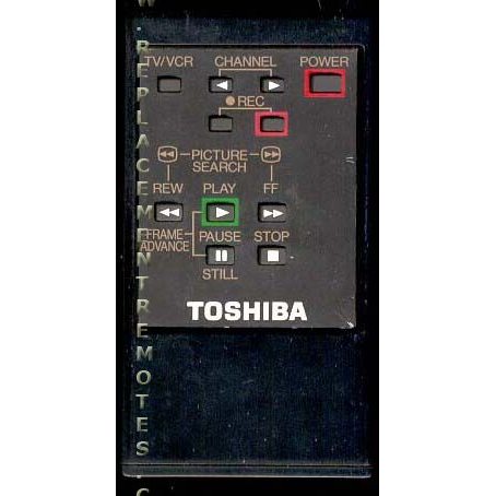 Toshiba 150715C VCR Remote Control