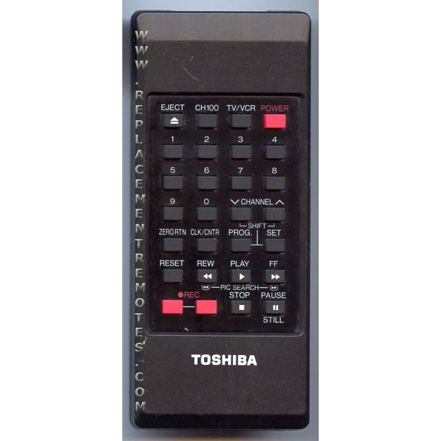 Toshiba 28C2404 VCR Remote Control