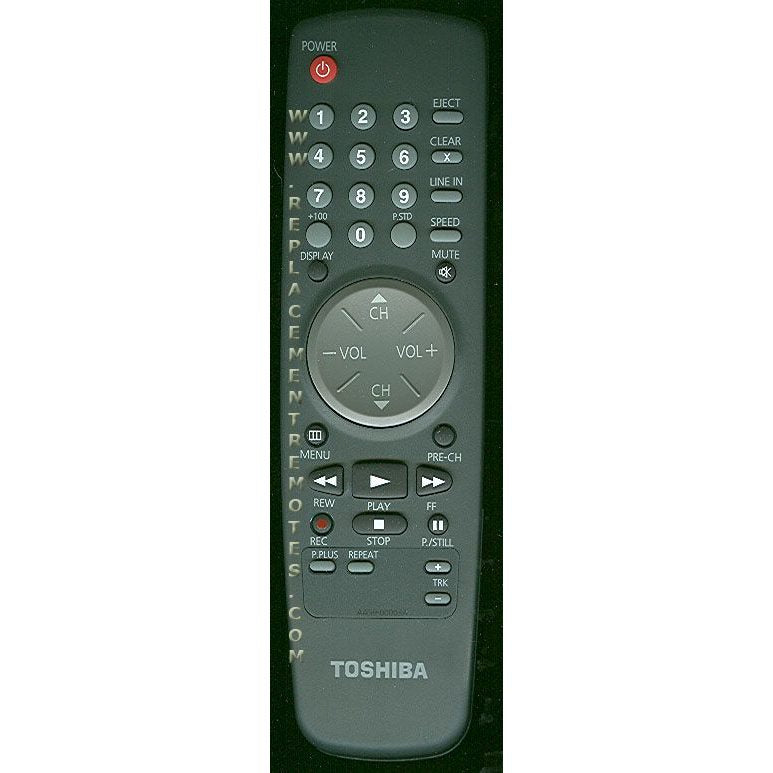 Toshiba AA5900003A VCR Remote Control