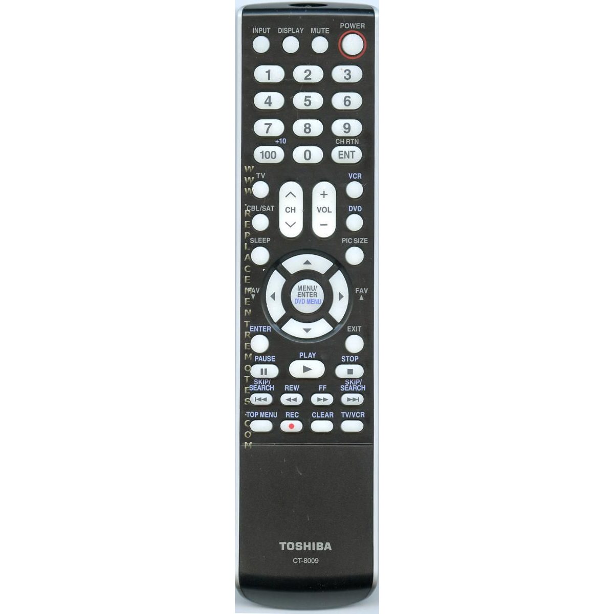 Toshiba CT8009 TV Remote Control