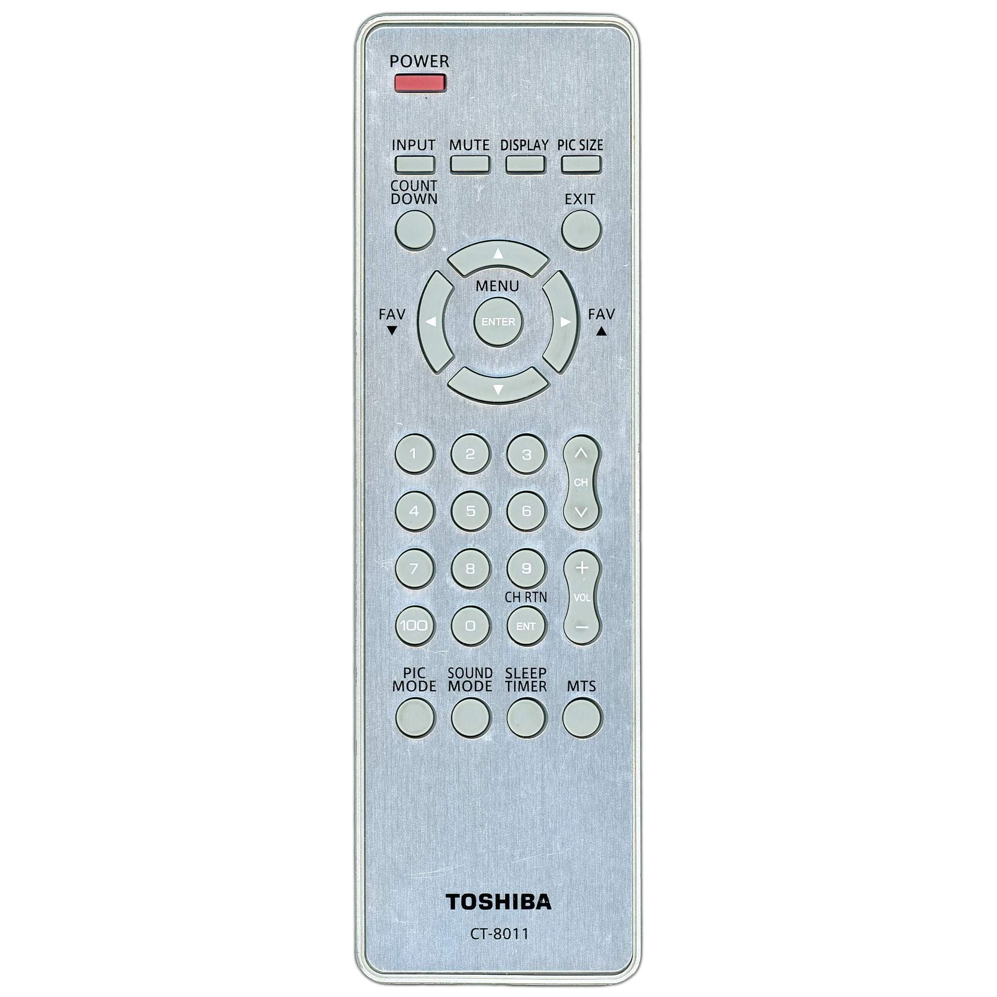 Toshiba CT8011 TV Remote Control