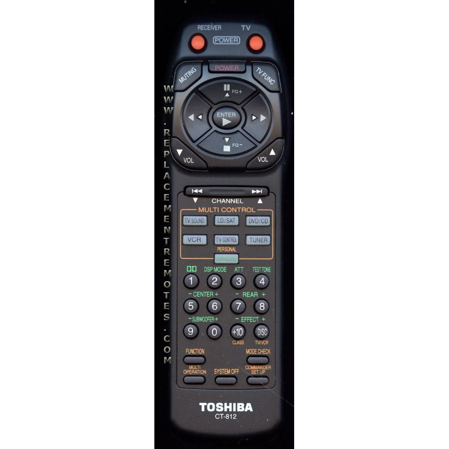 Toshiba CT812 TV Remote Control