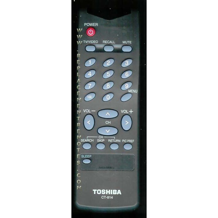 Toshiba CT814 TV Remote Control