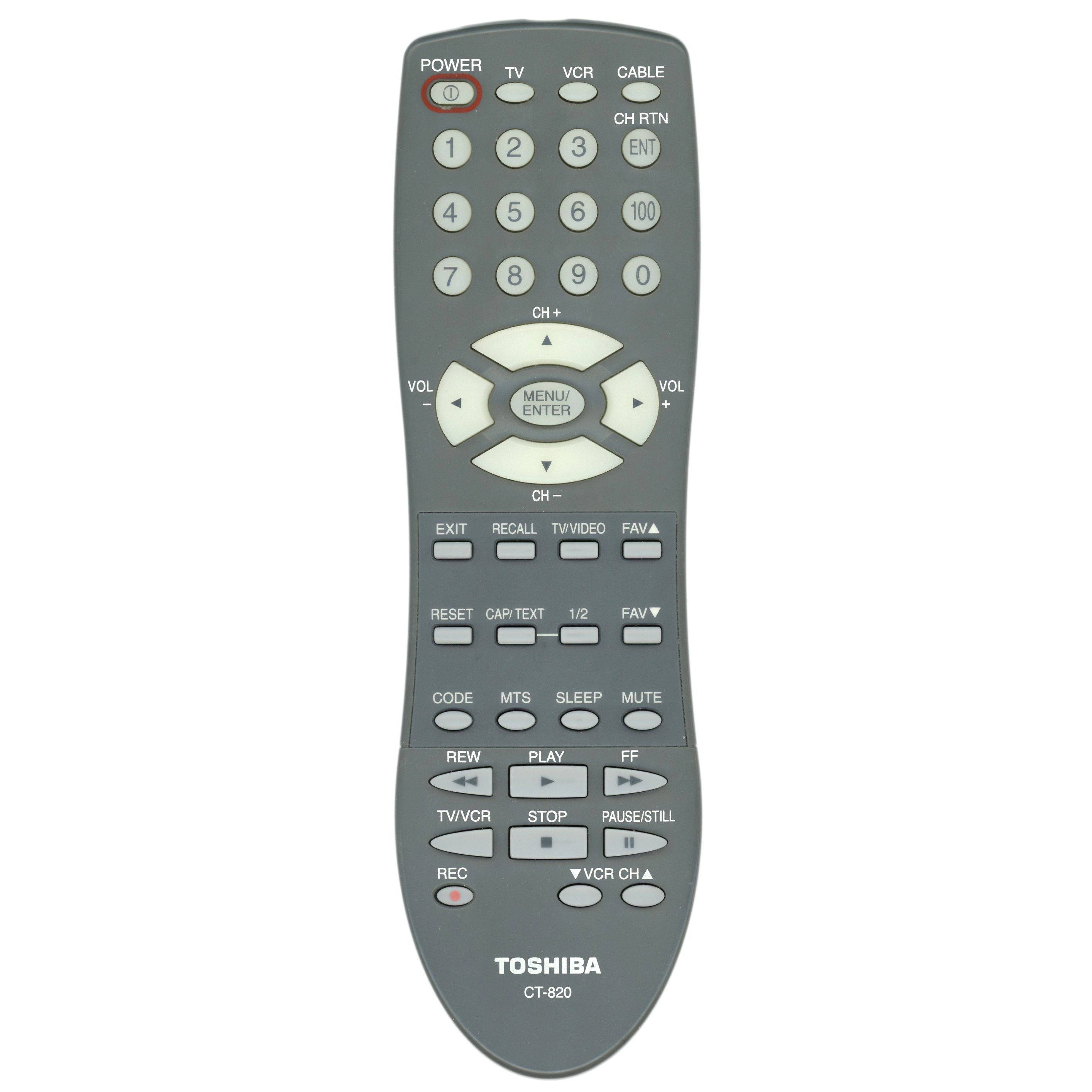 Toshiba CT820 TV Remote Control