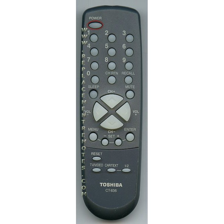 Toshiba CT836 TV Remote Control