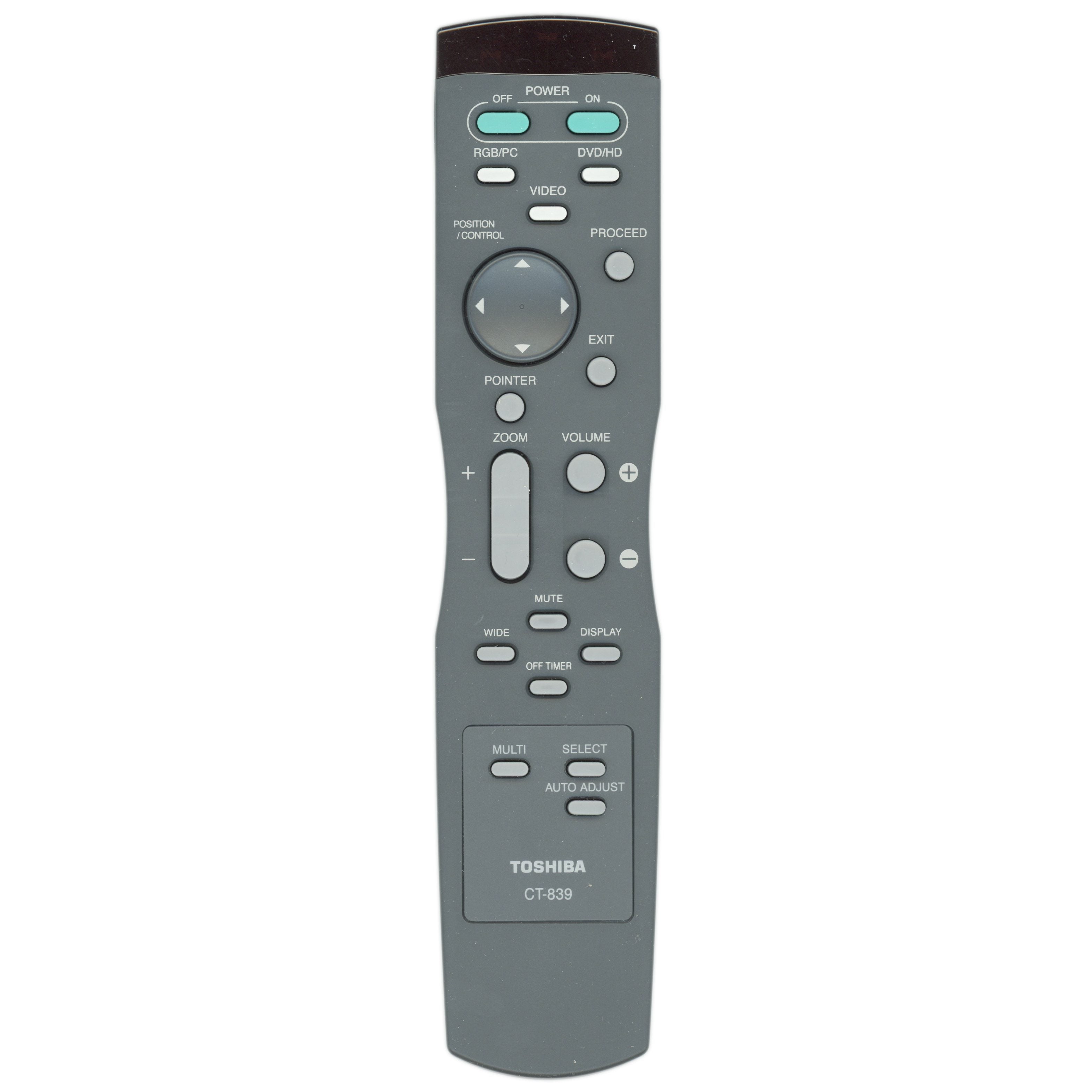 Toshiba CT839 Projector Remote Control