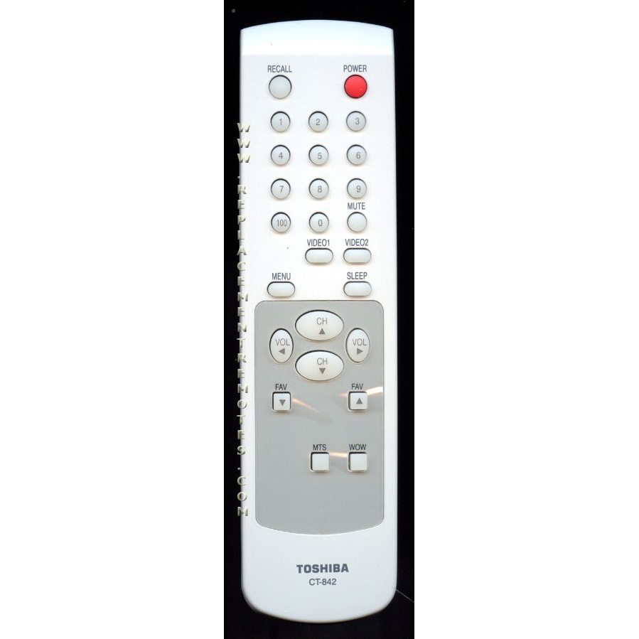 Toshiba CT842 TV Remote Control