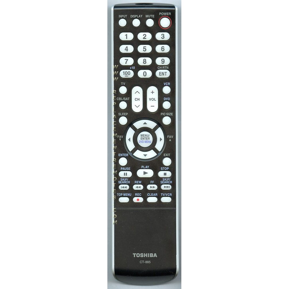 Toshiba CT885 TV Remote Control