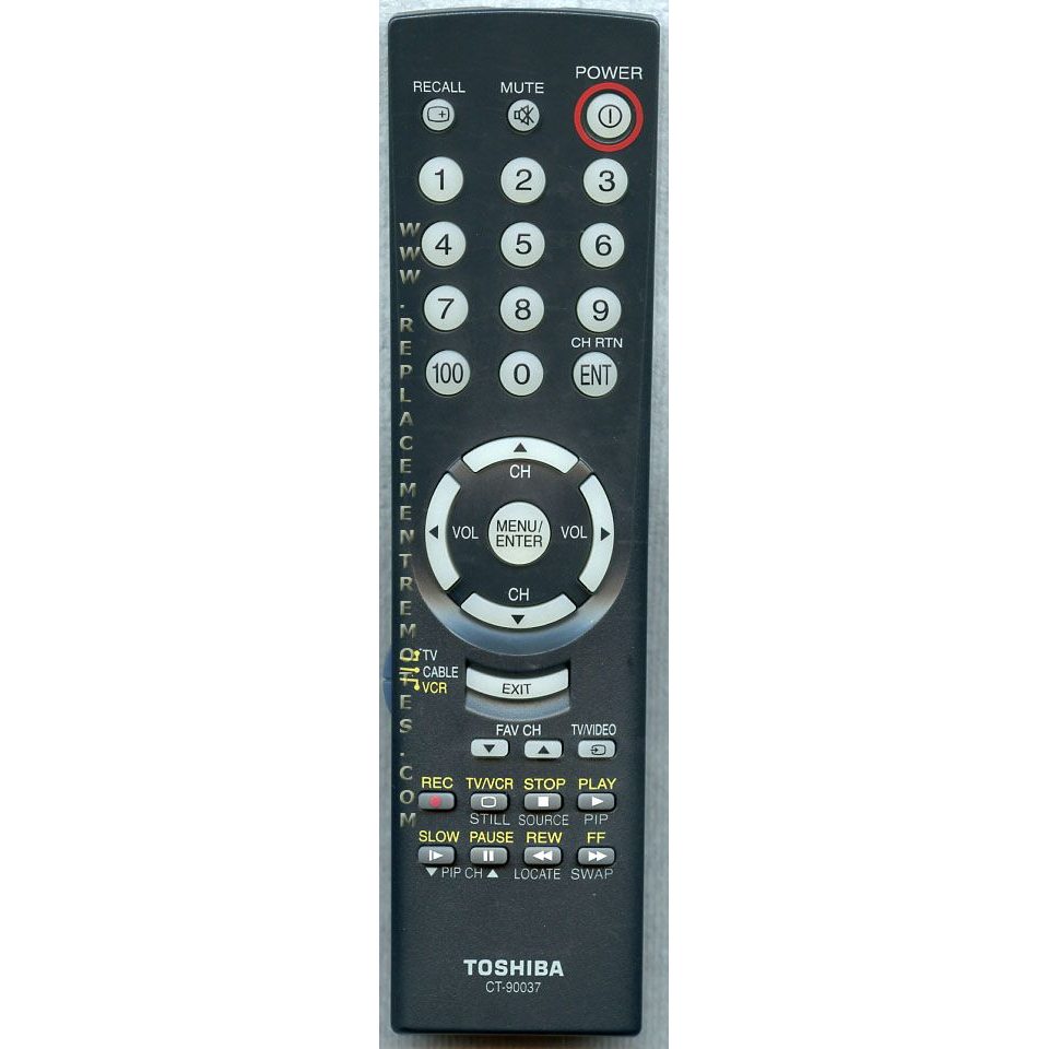 Toshiba CT90037 TV Remote Control