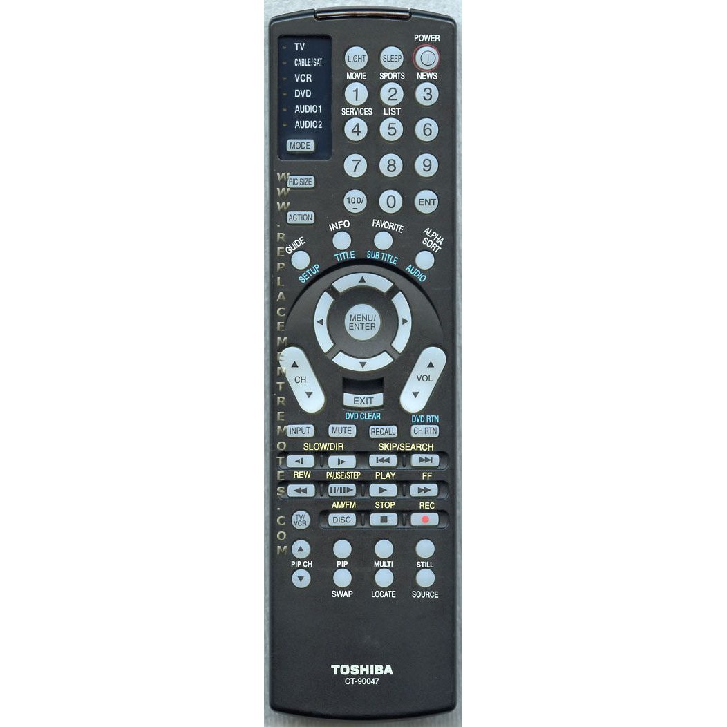 Toshiba CT90047 TV Remote Control