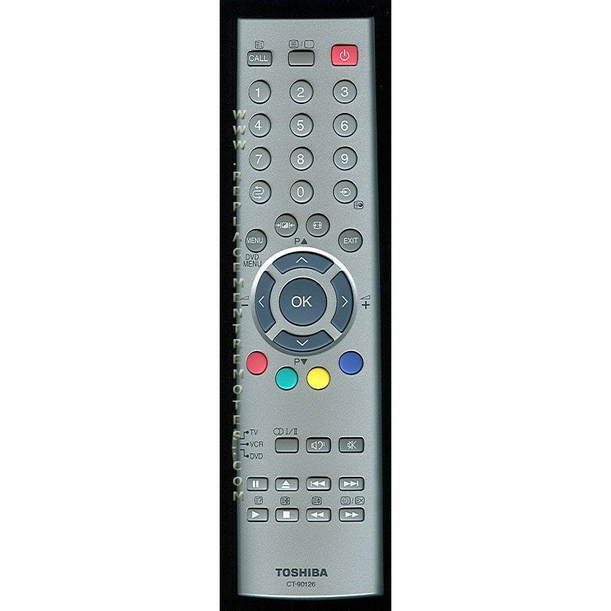 Toshiba CT90126 TV Remote Control