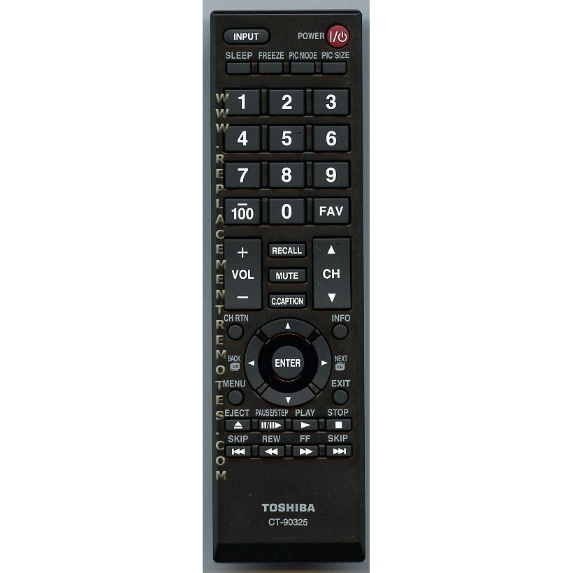 Toshiba CT90325 TV Remote Control