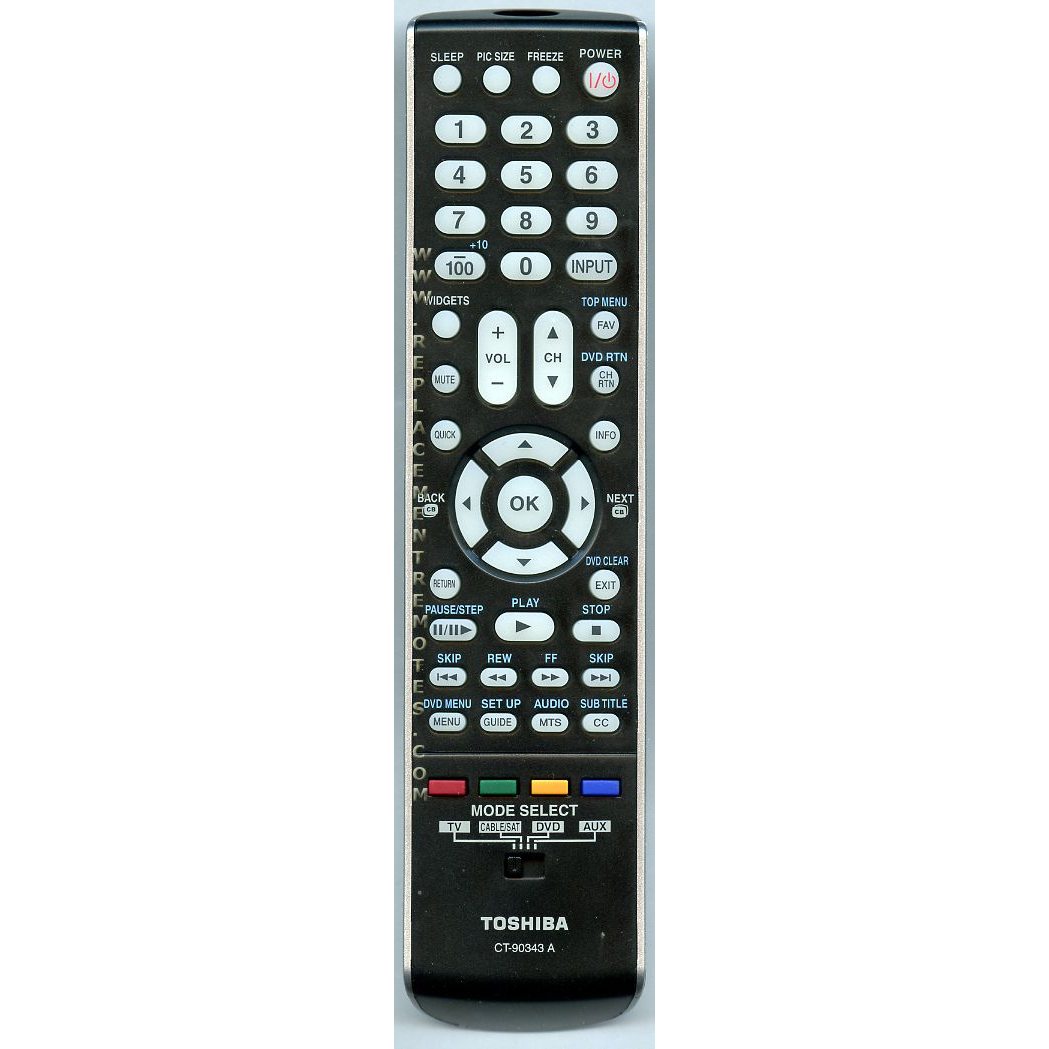 Toshiba CT90343A TV Remote Control