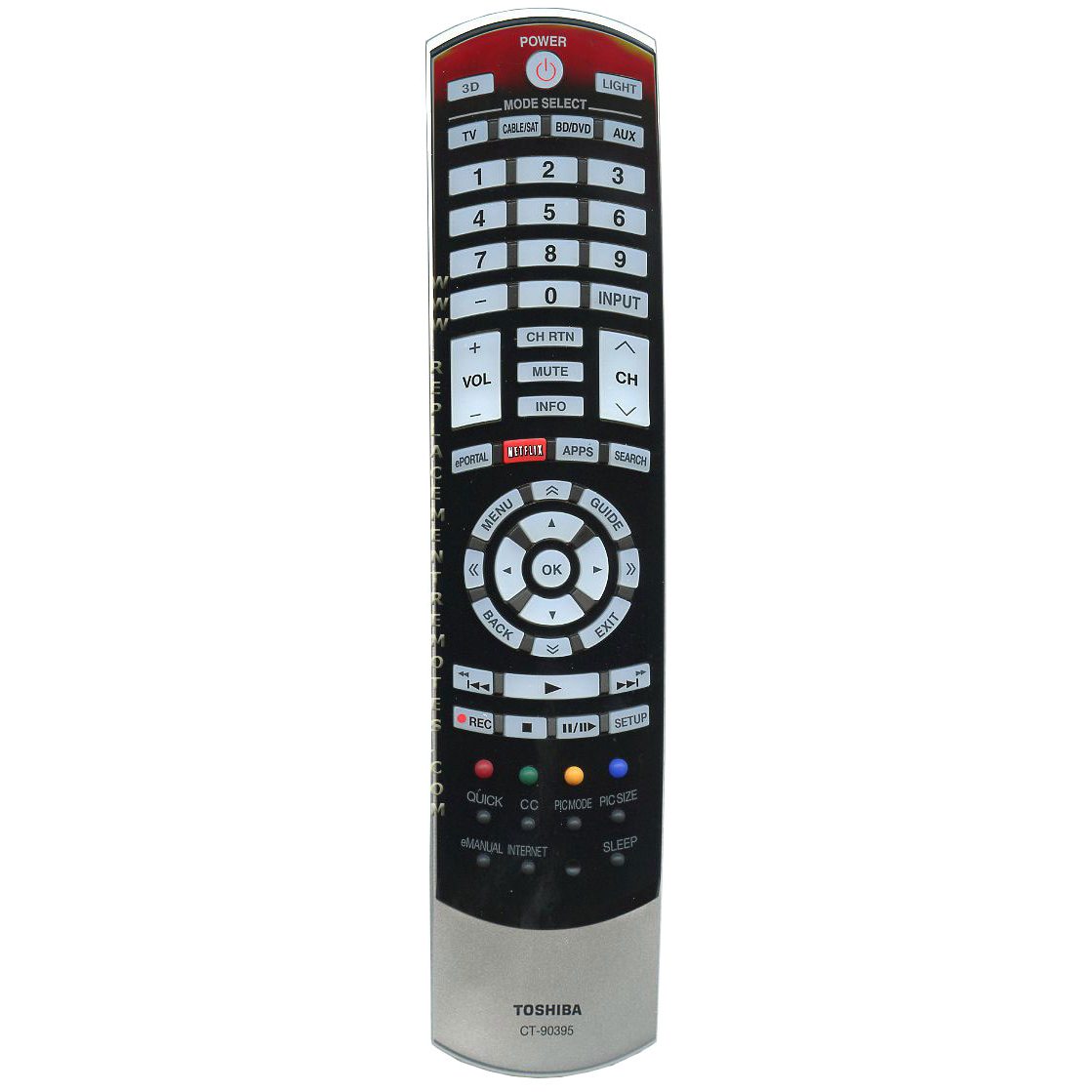 Toshiba CT90395 TV Remote Control