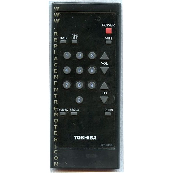 Toshiba CT9160 TV Remote Control