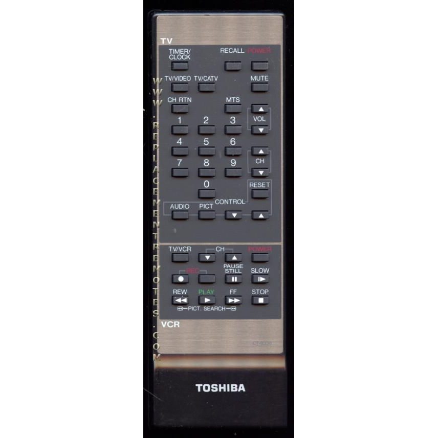 Toshiba CT9336 Consumer Electronics Remote Control