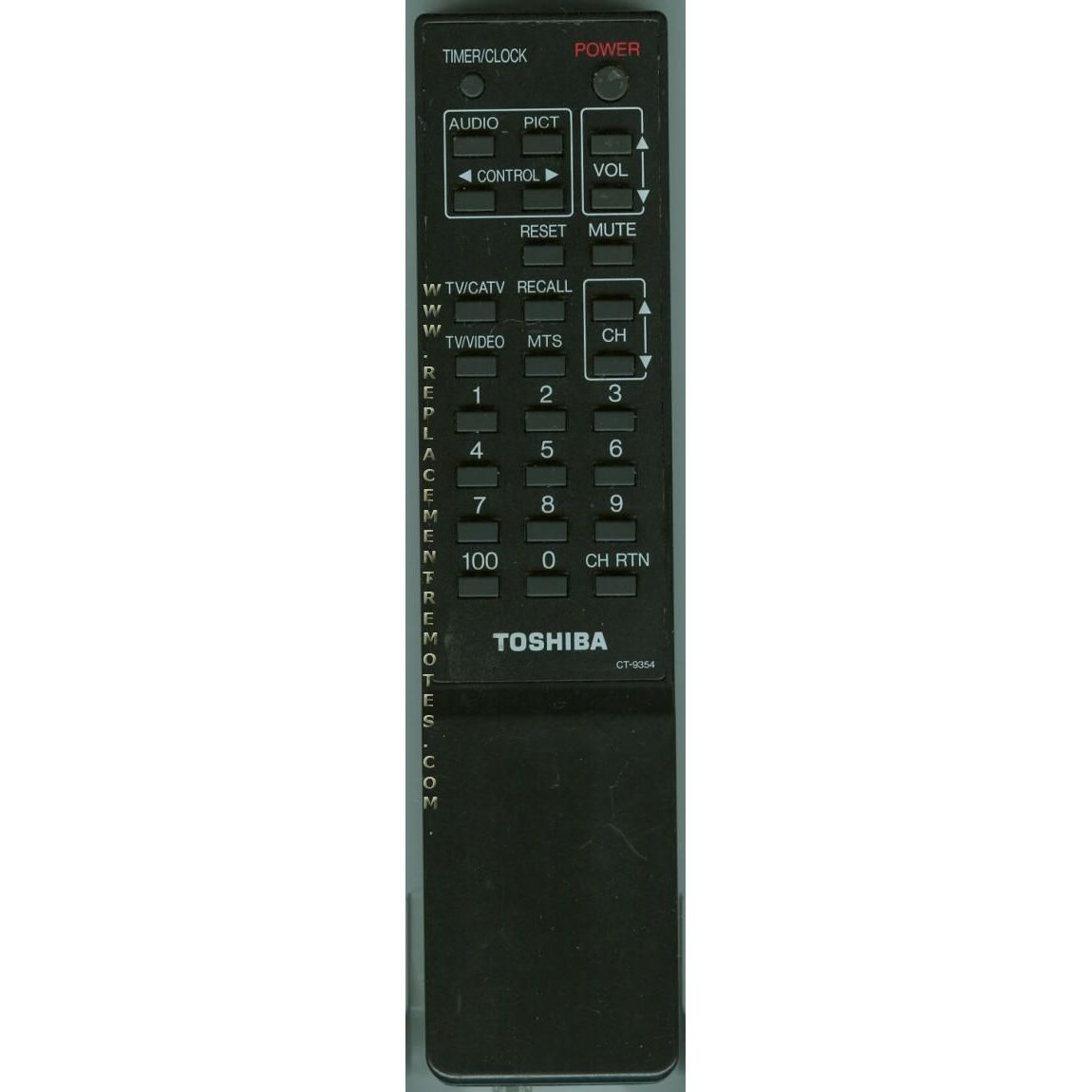 Toshiba CT9354 TV Remote Control