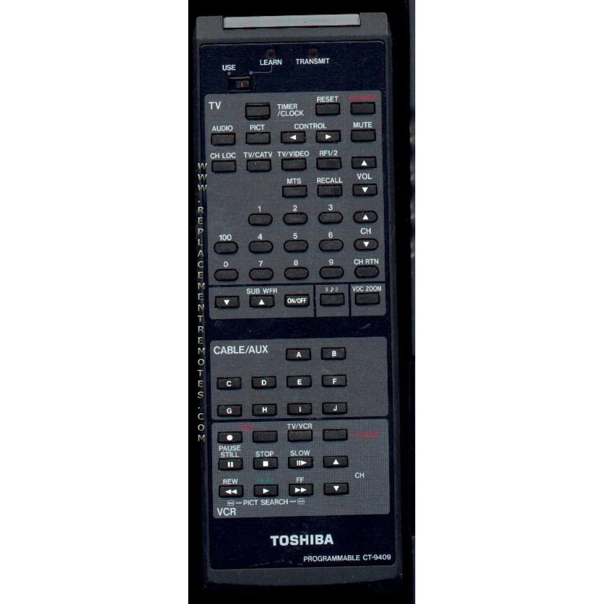 Toshiba CT9409 TV Remote Control