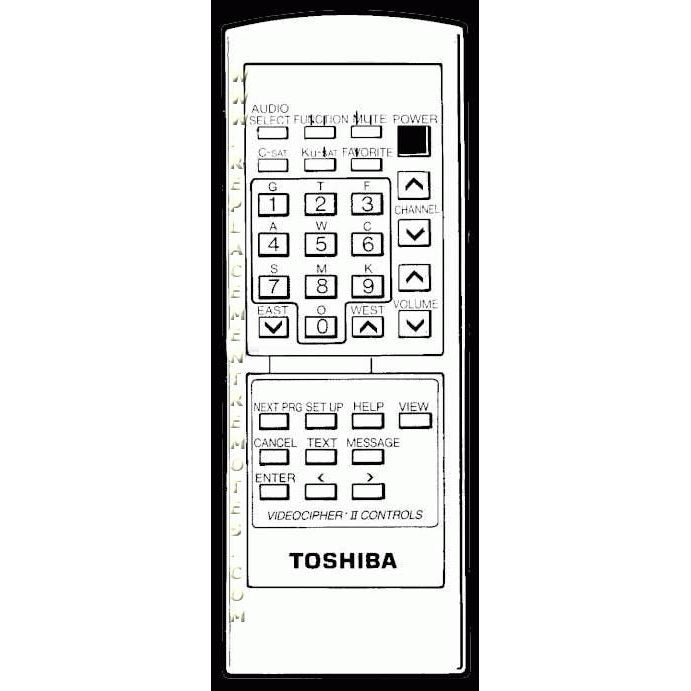 Toshiba CT9420 TV Remote Control