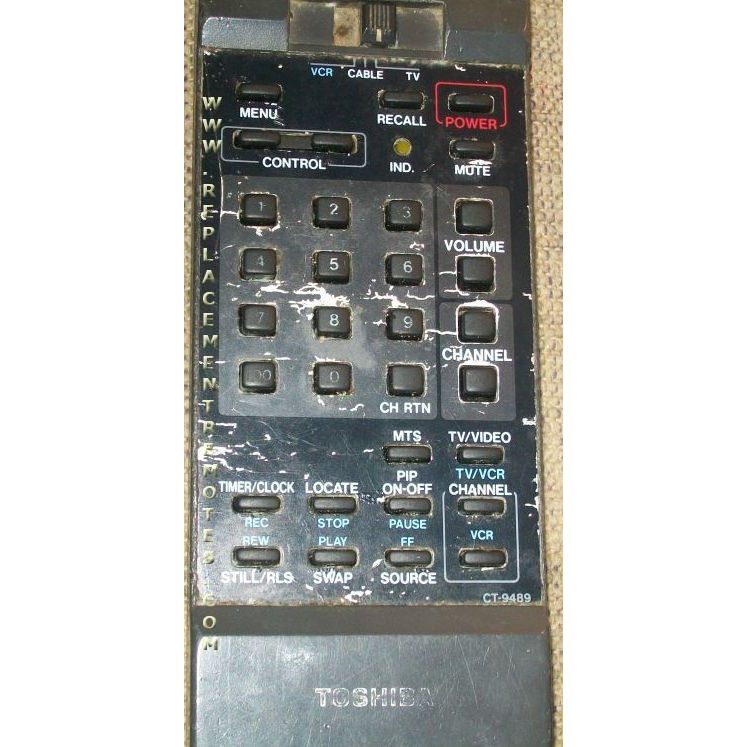 Toshiba CT9489 Consumer Electronics Remote Control