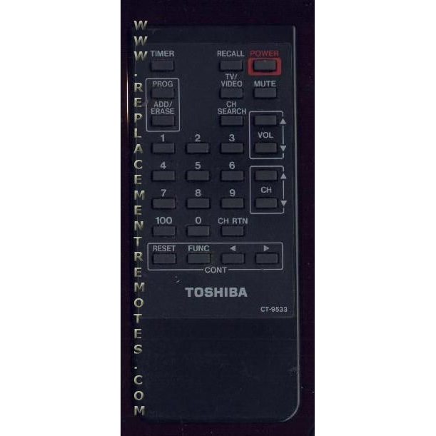 Toshiba CT9533 TV Remote Control