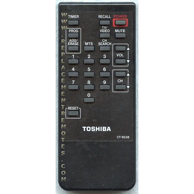 Toshiba CT9538 TV Remote Control