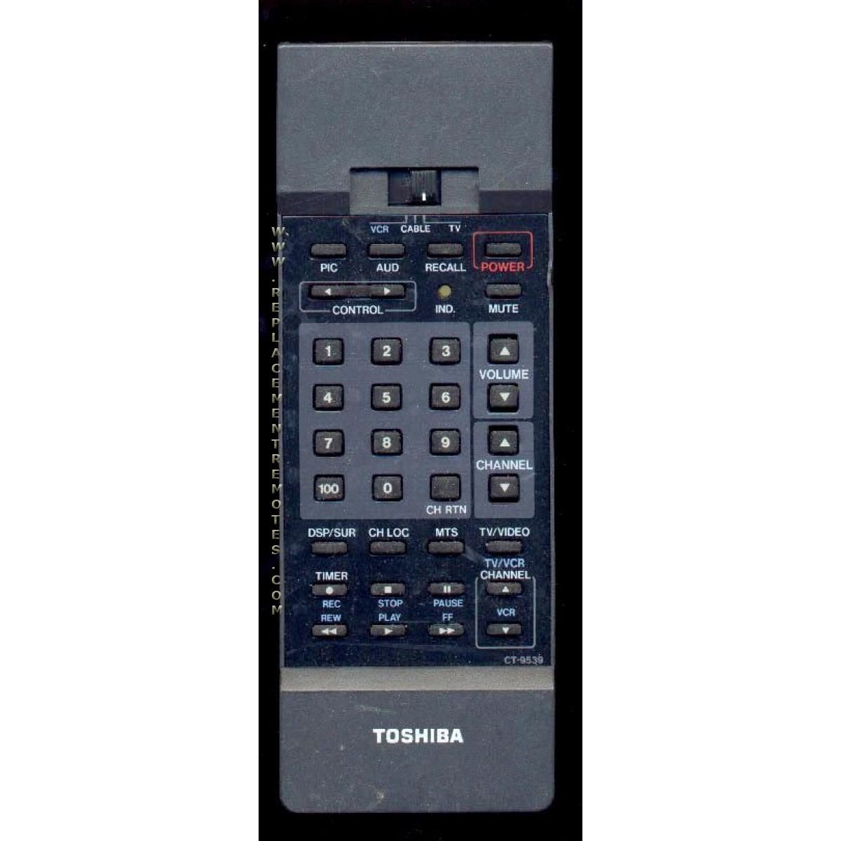 Toshiba CT9539 TV Remote Control