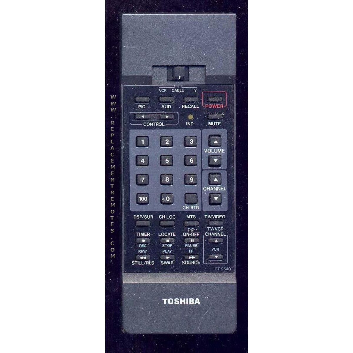 Toshiba CT9540 TV Remote Control