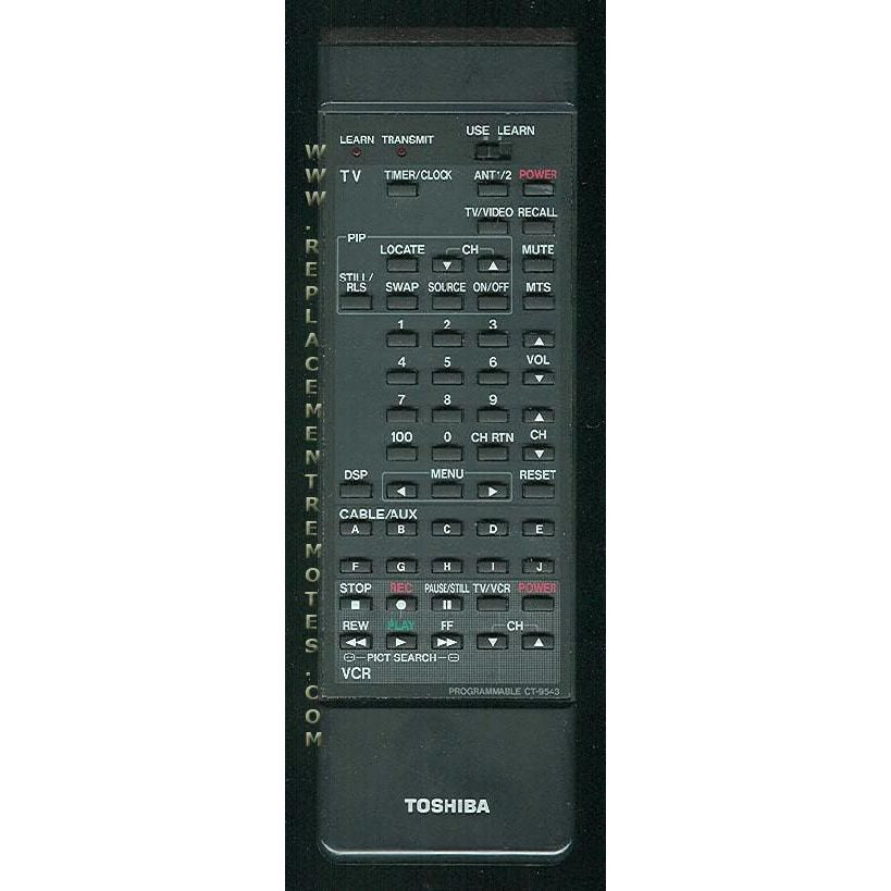 Toshiba CT9543 Consumer Electronics Remote Control