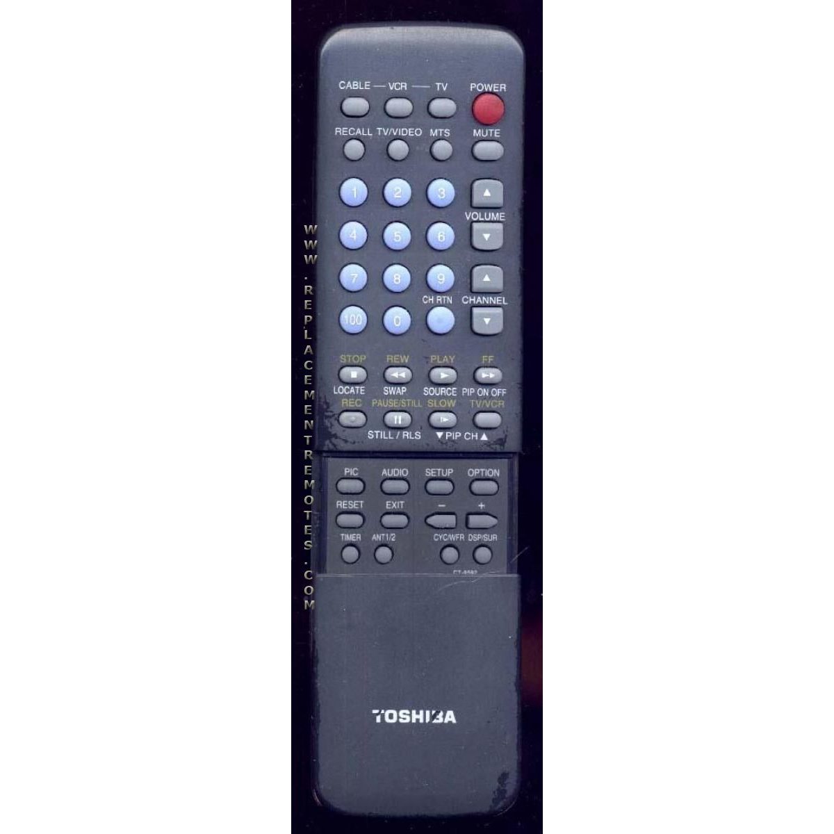 Toshiba CT9592 TV Remote Control