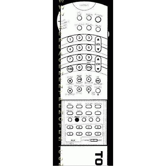 Toshiba CT9721 TV Remote Control